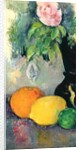 Flowers and fruits, c.1880 by Paul Cezanne