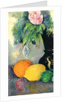 Flowers and fruits, c.1880 by Paul Cezanne