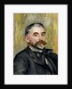 Portrait of Stephane Mallarme 1892 by Pierre Auguste Renoir