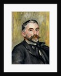 Portrait of Stephane Mallarme 1892 by Pierre Auguste Renoir