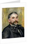 Portrait of Stephane Mallarme 1892 by Pierre Auguste Renoir