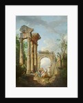 The Ruins of the Temple of Vespasian by Giovanni Maria Griffoni