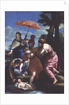 Moses Rescued from the Water, c.1655-57 by Giovanni Francesco (1610-62) Romanelli