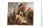 Fight in front of the City Hall on 28 July 1830, 1833 by Jean Victor Schnetz