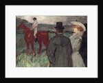 At the Racecourse, 1899 by Henri de Toulouse-Lautrec