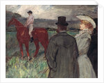 At the Racecourse, 1899 by Henri de Toulouse-Lautrec