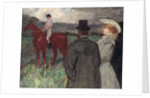 At the Racecourse, 1899 by Henri de Toulouse-Lautrec