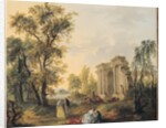 Lovers in the Country by Louis Joseph (Watteau de Lille)(attr. to) Watteau