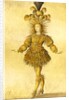 Louis XIV in the costume of the Sun King, 1653 by French School