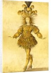 Louis XIV in the costume of the Sun King, 1653 by French School