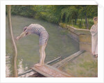 The Bather, or The Diver, 1877 by Gustave Caillebotte