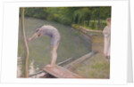 The Bather, or The Diver, 1877 by Gustave Caillebotte