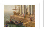 Harbour scene by Claude Lorrain