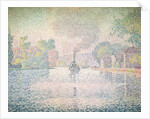 The Seine at Sannois, the tugboat 'l'Hirondelle', 1901 by Paul Signac