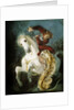 Jaguar Attacking a Horseman, c.1855 by Ferdinand Victor Eugene Delacroix
