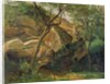 Rocks at Fontainebleau, 1842 by Jean Baptiste Camille Corot
