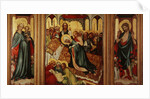 Roudnice Triptych, c.1400-10 by Czech School