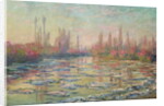 The Thaw on the Seine, near Vetheuil, France 1880 by Claude Monet