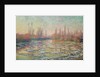 The Thaw on the Seine, near Vetheuil, France 1880 by Claude Monet