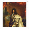 Louis XIV in Royal Costume, 1701 by Hyacinthe Francois Rigaud