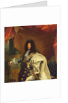 Louis XIV in Royal Costume, 1701 by Hyacinthe Francois Rigaud