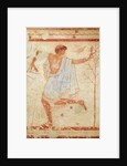 Dancer in a Blue Tunic from the Tomb of the Triclinium, c.470 BC by Etruscan