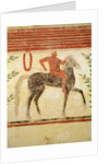 Horseman, left hand side by Etruscan