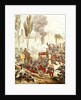 The Piedmontese and The French at the battle of Magenta in 1859 by Italian School