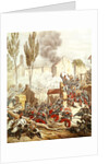 The Piedmontese and The French at the battle of Magenta in 1859 by Italian School