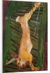 Hare on a green shutter, c.1924-25 by Chaim Soutine