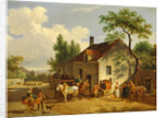View of a village, 1839 by Jean Francois Demay