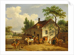 View of a village, 1839 by Jean Francois Demay