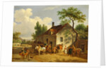 View of a village, 1839 by Jean Francois Demay