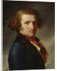 Portrait of a man in blue clothes by Anne Louis Girodet de Roucy-Trioson