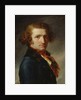 Portrait of a man in blue clothes by Anne Louis Girodet de Roucy-Trioson
