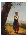 Peasant in the Roman Countryside by Antoinette Cecile Hortense Lescot Haudebourt