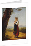 Peasant in the Roman Countryside by Antoinette Cecile Hortense Lescot Haudebourt
