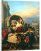 Returning to the Pau Market, 1860 by Eugene Deveria