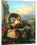 Returning to the Pau Market, 1860 by Eugene Deveria