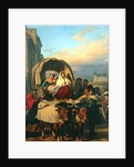 Returning to the Pau Market, 1860 by Eugene Deveria