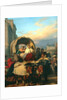 Returning to the Pau Market, 1860 by Eugene Deveria