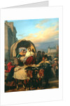 Returning to the Pau Market, 1860 by Eugene Deveria