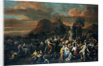 The Adoration of the Golden Calf by Gerard Hoet