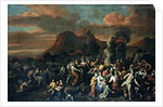 The Adoration of the Golden Calf by Gerard Hoet