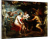 Thetis receiving Achilles' armour from Vulcan; by Peter Paul Rubens