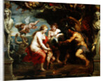 Thetis receiving Achilles' armour from Vulcan; by Peter Paul Rubens