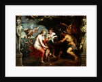 Thetis receiving Achilles' armour from Vulcan; by Peter Paul Rubens
