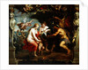 Thetis receiving Achilles' armour from Vulcan; by Peter Paul Rubens