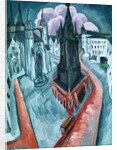 The Red Tower in Halle, 1915 by Ernst Ludwig Kirchner