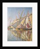 Sailing Boats in St. Tropez Harbour, 1893 by Paul Signac